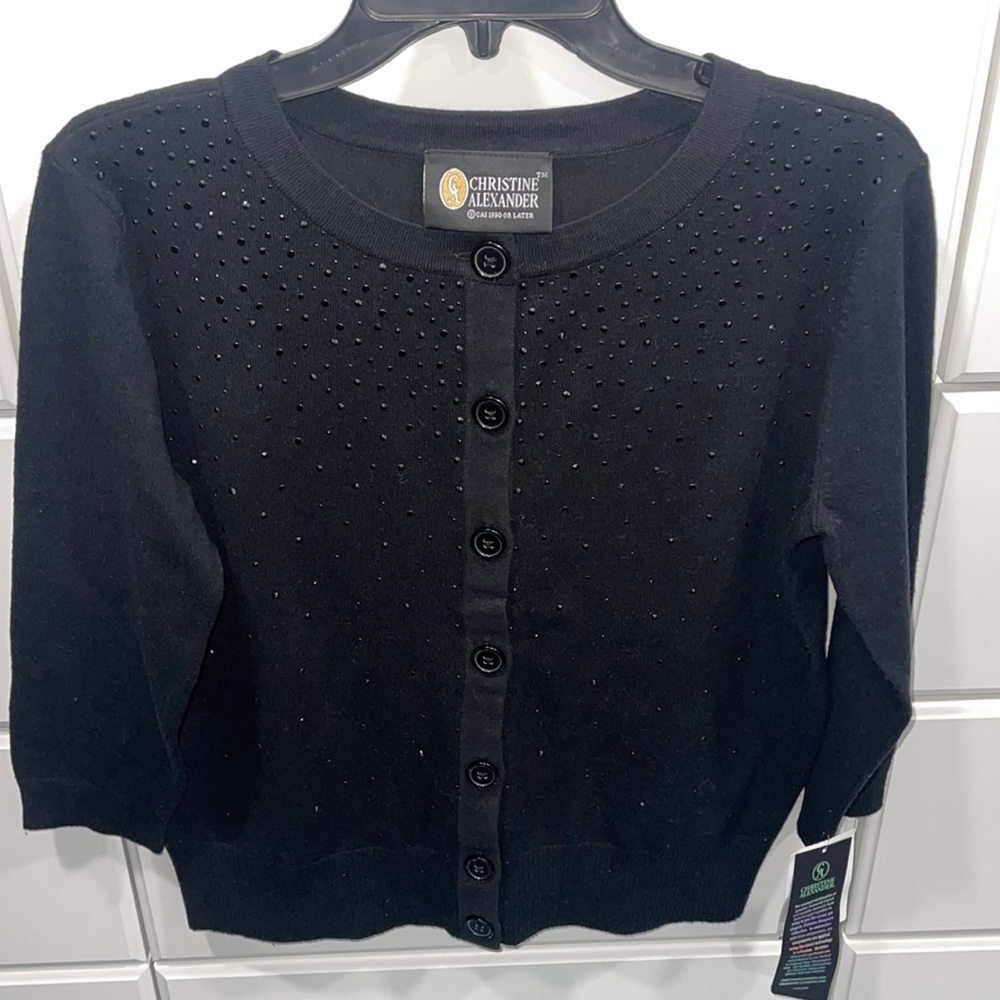 NWT Christine Alexander cardigan